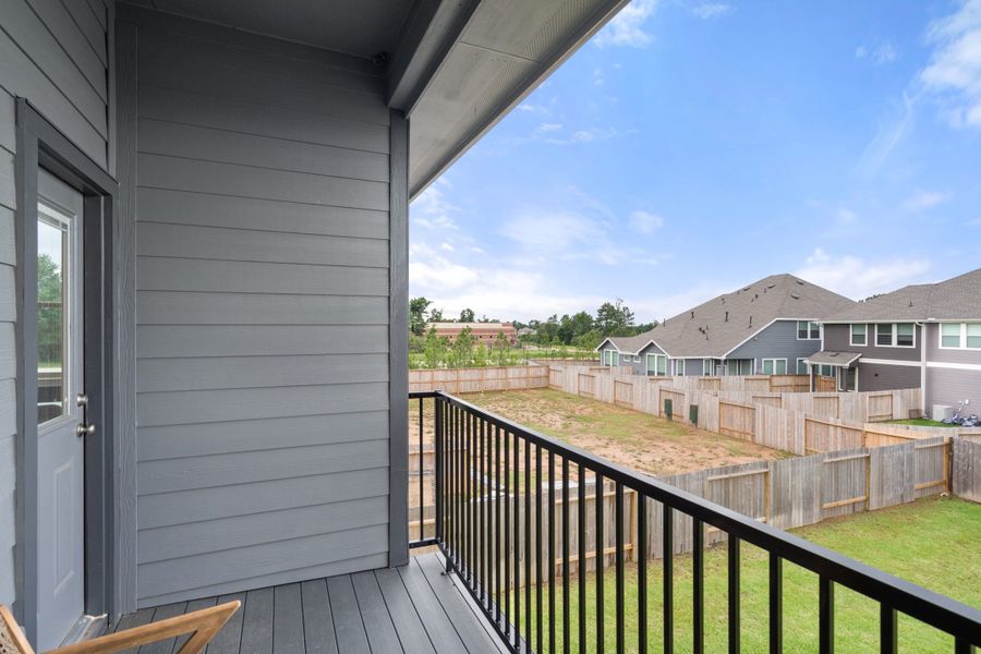 Exterior details and patio area of a home in Woodforest, Montgomery (Image 27). Exterior details and patio area of a home in Woodforest, Montgomery (Image 27).
