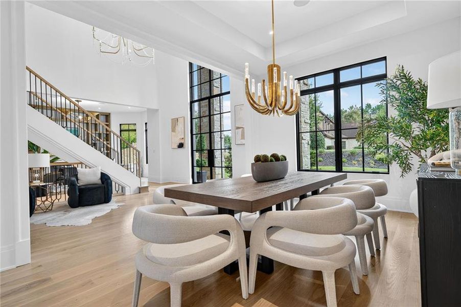 Furnished interior view inside a new home in , Atlanta (Image 17).