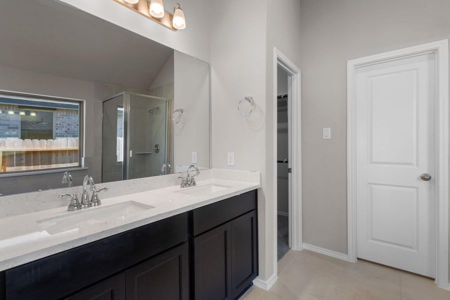 Furnished interior view inside a new home in Grand Central Park, Conroe (Image 8).