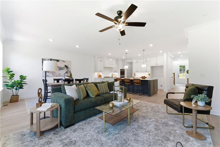 Furnished interior view inside a new home in Sterlington, Canton (Image 29). Furnished interior view inside a new home in Sterlington, Canton (Image 29).