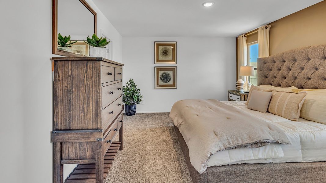 Furnished interior view inside a new home in Senita Crossing, Tucson (Image 33).