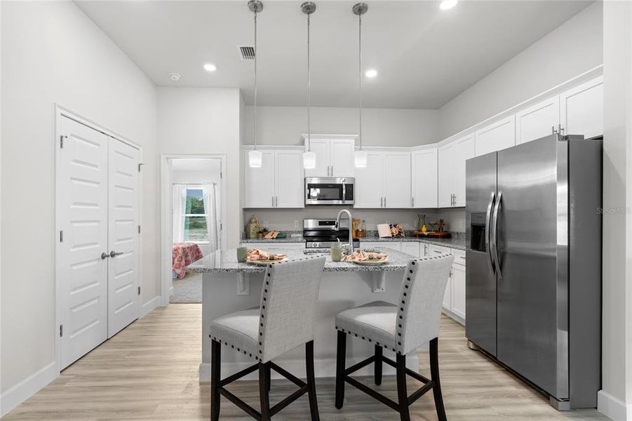 Furnished interior view inside a new home in , Newberry (Image 16). Furnished interior view inside a new home in , Newberry (Image 16).