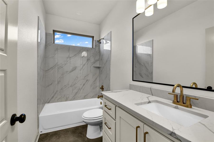 Furnished interior view inside a new home in , Cresson (Image 12).