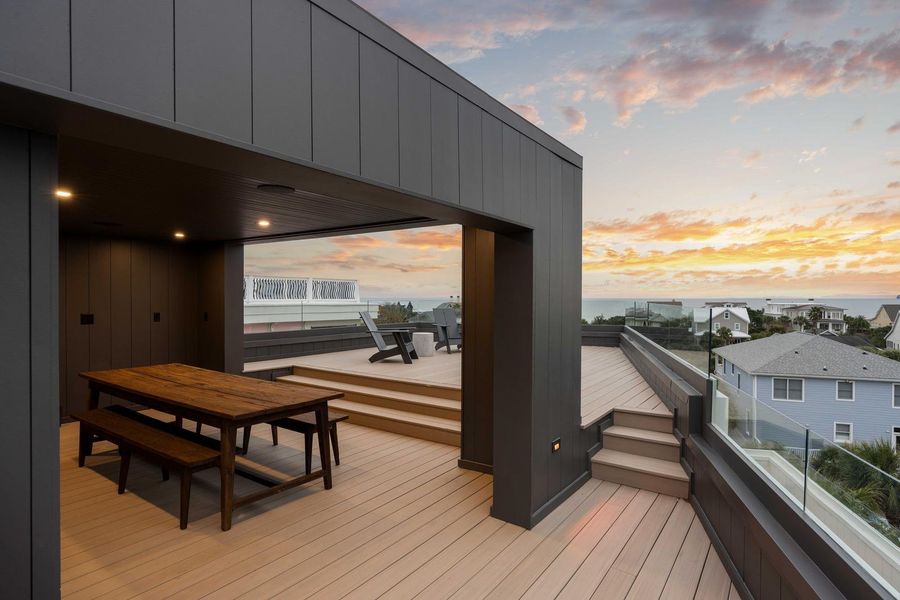 Exterior details and patio area of a home in , Isle Of Palms (Image 41).