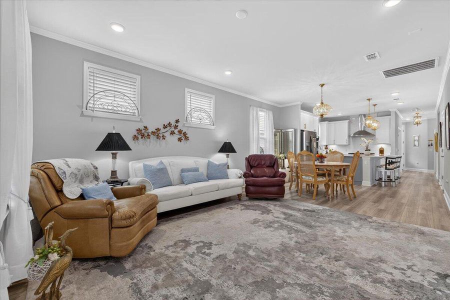 Furnished interior view inside a new home in Del Webb Charleston at Nexton, Summerville (Image 13).