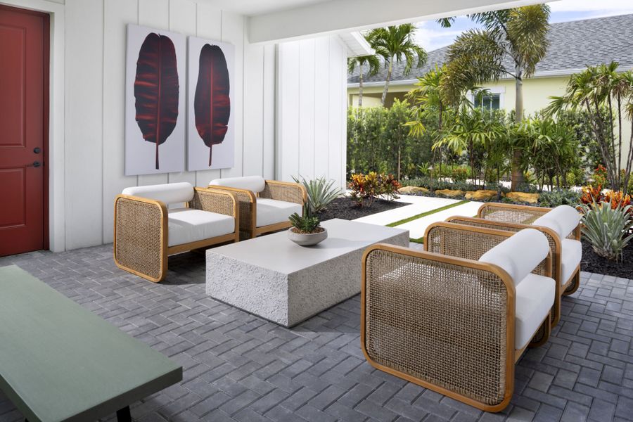 Representative furnished interior of a home built from the Gloriosa by Mattamy Homes in Newfield - Rosette Park, Palm City (Image 13).