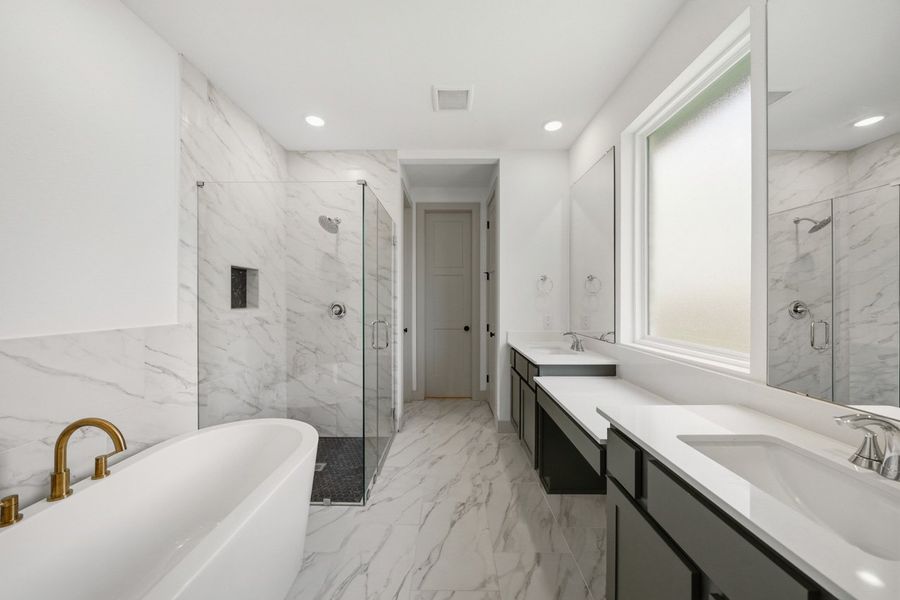 Representative Primary Bathroom - some options shown Representative Primary Bathroom - some options shown