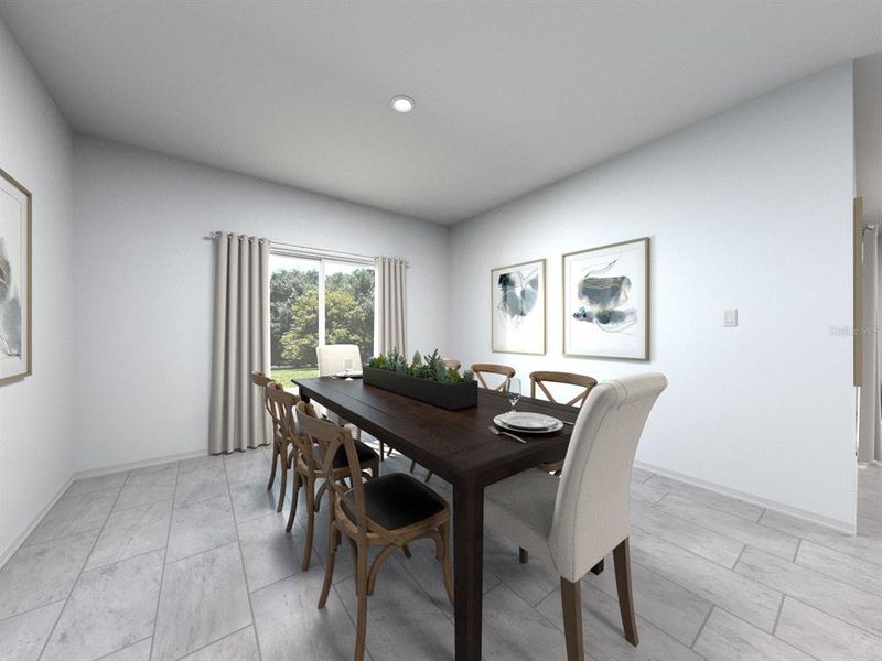 Furnished interior view inside a new home in Pine Ridge Meadows, Hudson (Image 33).