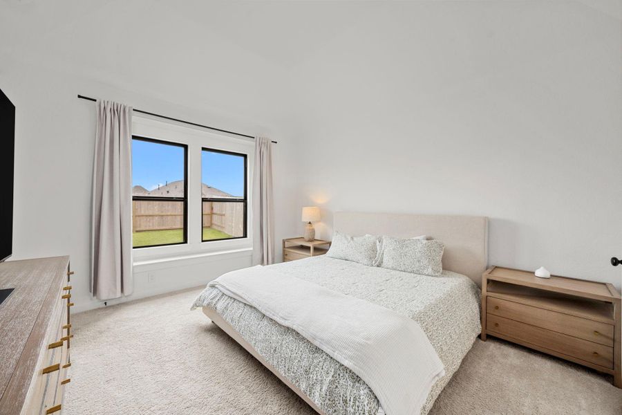 You have a large bench like window seat in the primary bedroom.