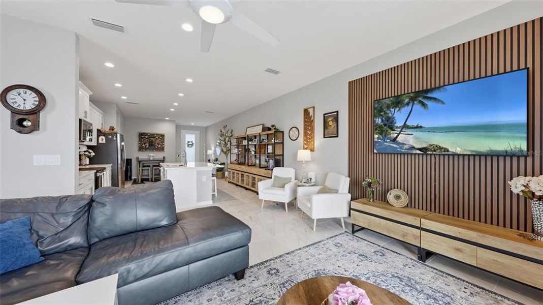 Furnished interior view inside a new home in , Sarasota (Image 35).