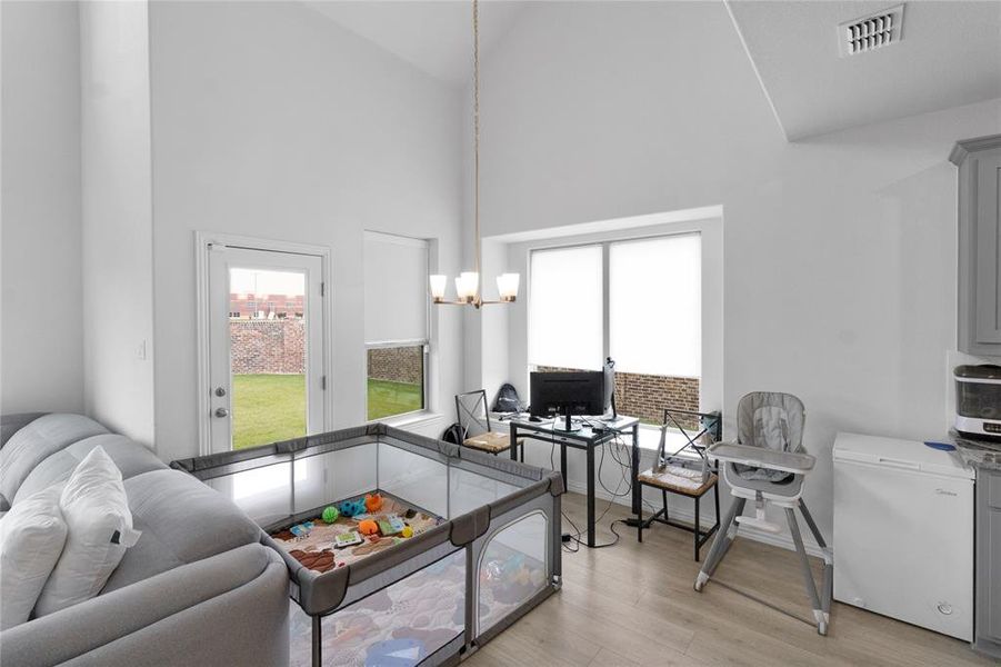 Furnished interior view inside a new home in Anna Ranch, Anna (Image 7).