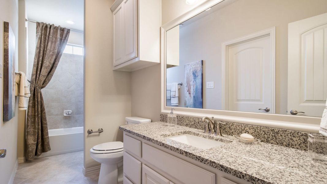 Representative furnished interior of a home built from the Verona by Epcon Communities in Ladera at Tavolo Park, Fort Worth (Image 11).