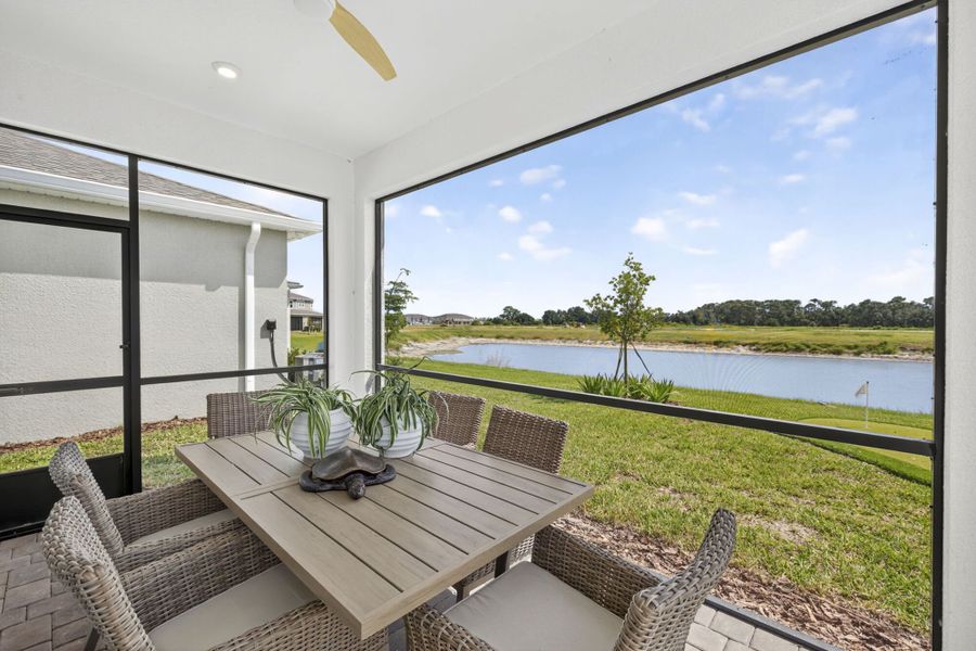 Representative exterior details of a home built from the Woodruff by Mattamy Homes in Summerlit, Naples (Image 3).