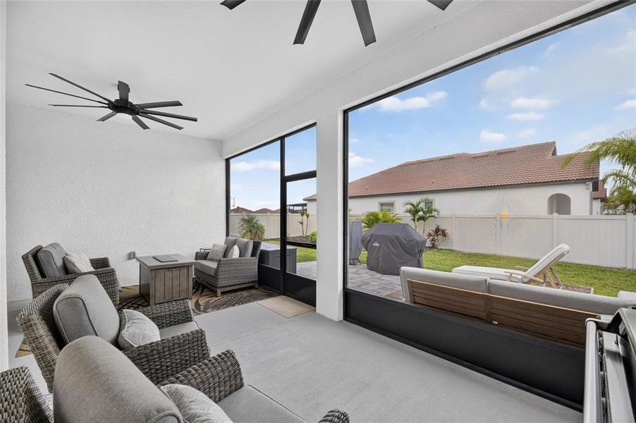 Exterior details and patio area of a home in Southshore Bay Active Adult, Wimauma (Image 35).
