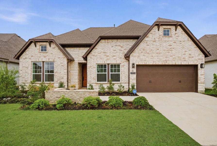 Front exterior of a new home in , Cypress, TX, highlighting curb appeal (Image 1). Front exterior of a new home in , Cypress, TX, highlighting curb appeal (Image 1).