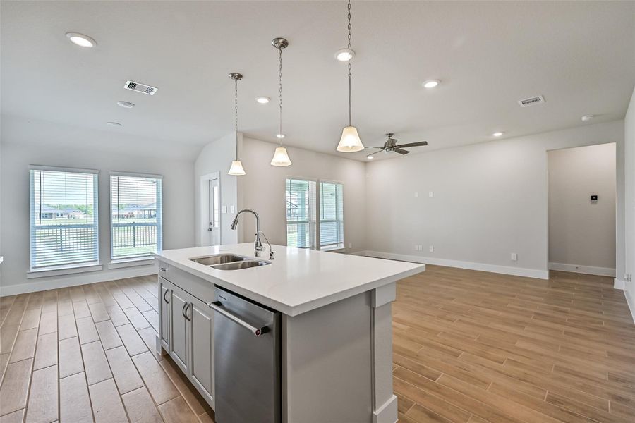 Furnished interior view inside a new home in Laurel Landing, Alvin (Image 6).