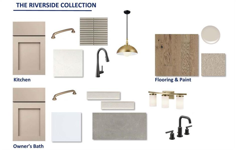 Sample of building materials used in homes in Maple Grove at Towne Lake, Woodstock (Image 8).