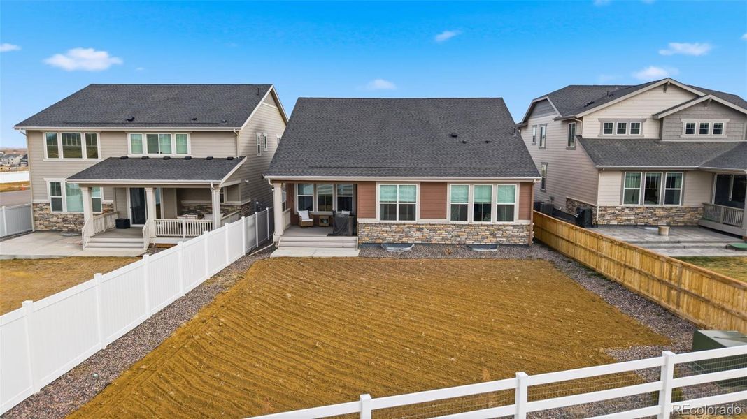 Yard has been tilled and seeded for spring