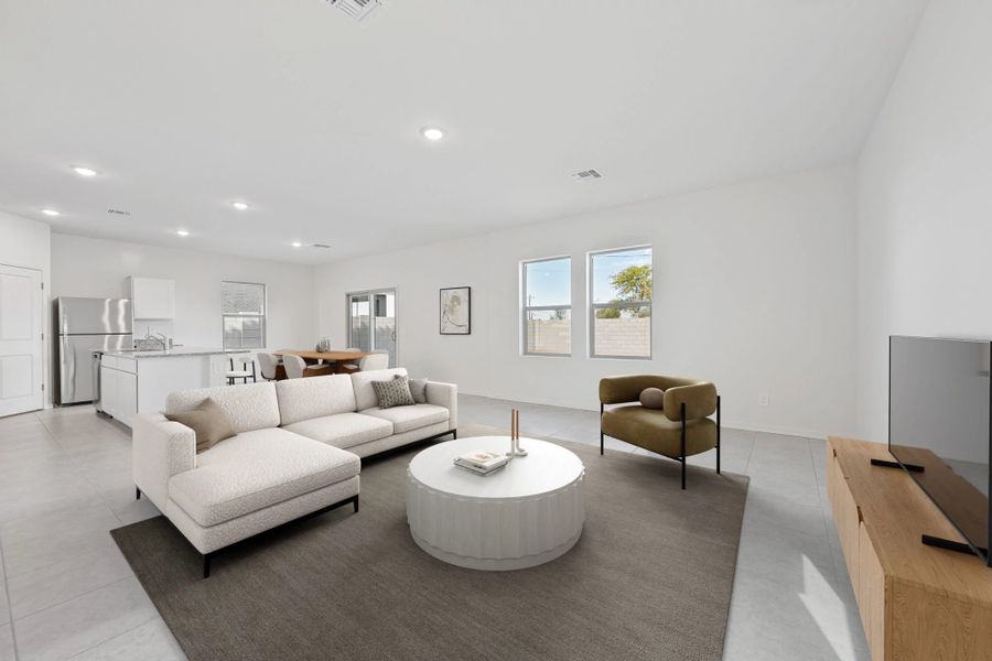 Representative furnished interior of a home built from the Supernova by Starlight Homes in Stonebridge Manor, Waddell (Image 5).