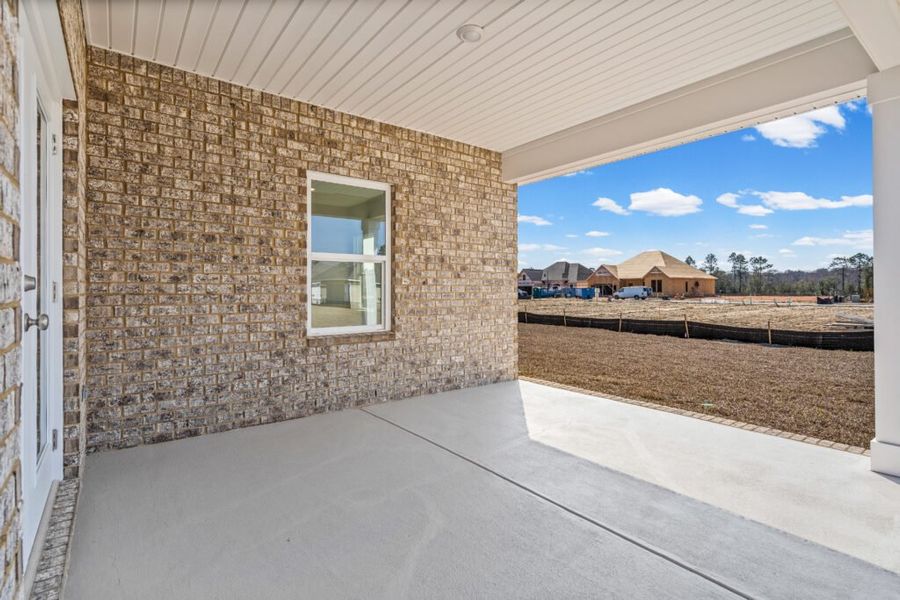 Exterior details and patio area of a home in Natureview, Freeport (Image 4).