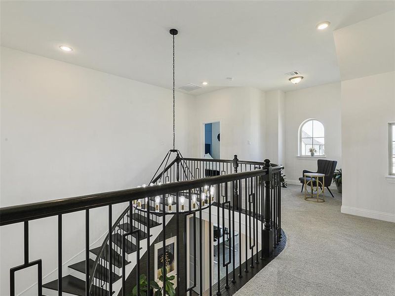 Upstairs Landing with Reading Nook