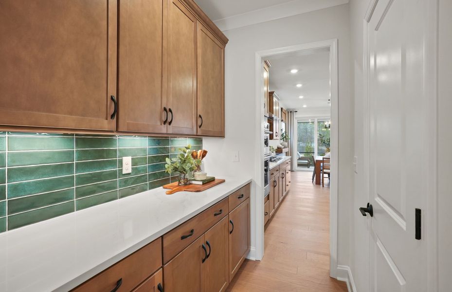 Furnished interior view inside a new home in Elmbrook, Indian Trail (Image 39).