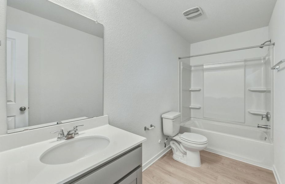 Furnished interior view inside a new home in Cameron Place, Austin (Image 3). Furnished interior view inside a new home in Cameron Place, Austin (Image 3).