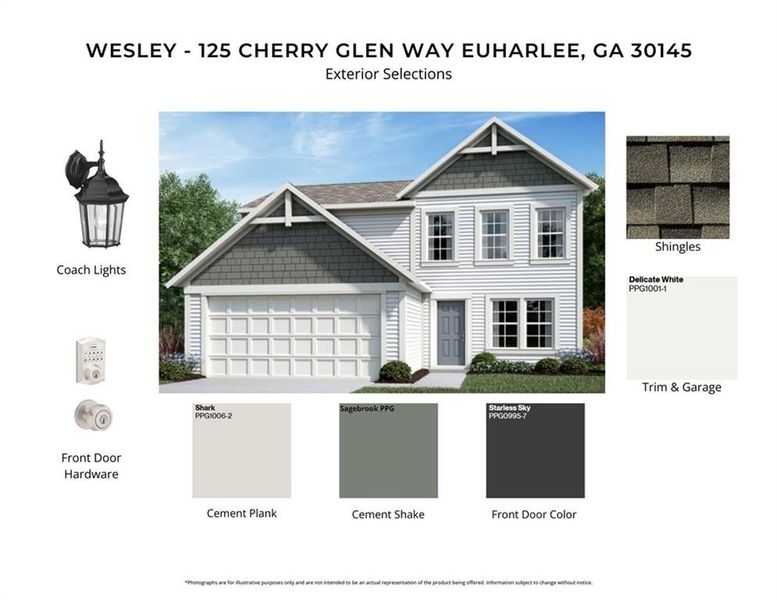 Sample of building materials used in homes in Cherry Glen, Euharlee (Image 3).