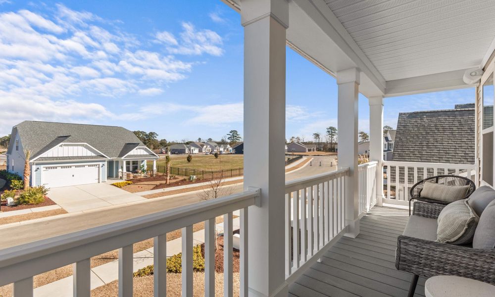 Exterior details and patio area of a home in Traditions at Carolina Forest, Myrtle Beach (Image 25). Exterior details and patio area of a home in Traditions at Carolina Forest, Myrtle Beach (Image 25).