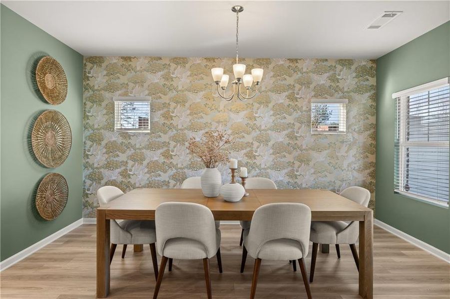 Furnished interior view inside a new home in Lake Carlton, Loganville (Image 9).