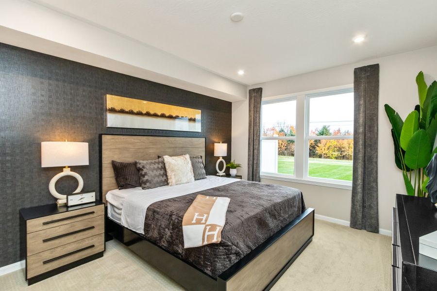 Representative furnished interior of a home built from the Wembley by Fischer Homes in Villas at Gold Creek, Dawsonville (Image 7).