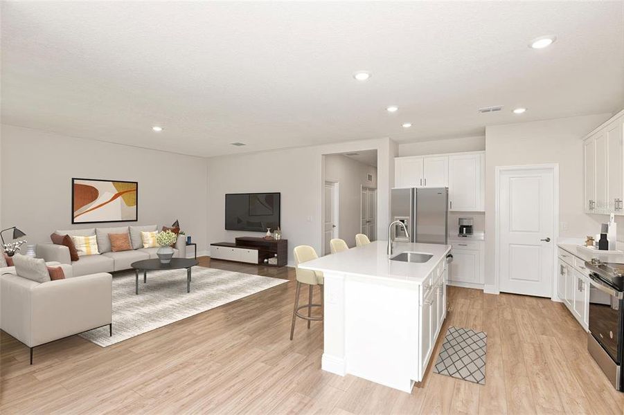 Furnished interior view inside a new home in Cherrywood Preserve, Ocala (Image 3).