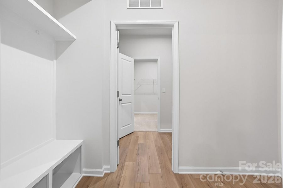 Drop zone from garage