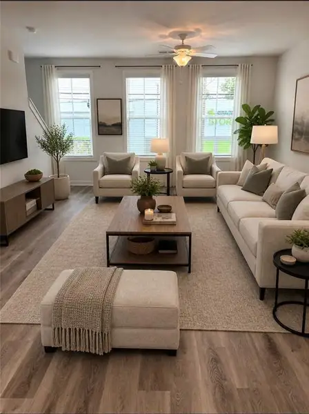 Furnished interior view inside a new home in Array, Atlanta (Image 3).