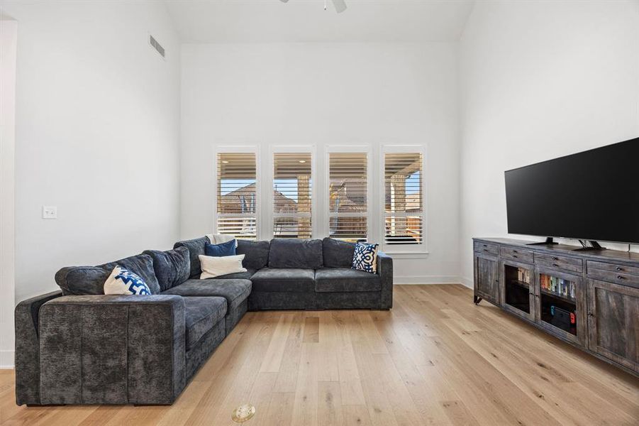 Furnished interior view inside a new home in Thompson Farms: 50ft. lots, Van Alstyne (Image 11).