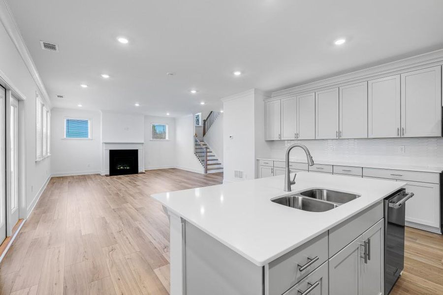 Furnished interior view inside a new home in Wellington Estates, Madison (Image 13).