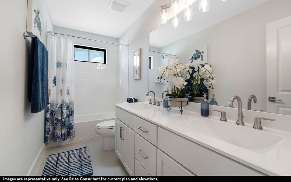 Furnished interior view inside a new home in Westridge, McKinney (Image 27). Furnished interior view inside a new home in Westridge, McKinney (Image 27).