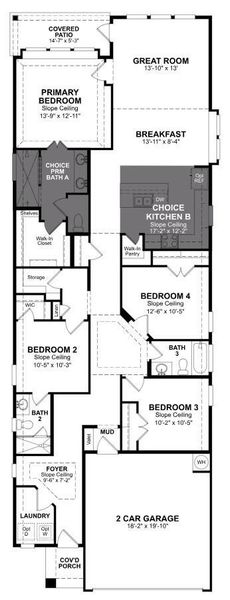 2D floor plan layout of this home in , Katy, TX (Image 2). 2D floor plan layout of this home in , Katy, TX (Image 2).