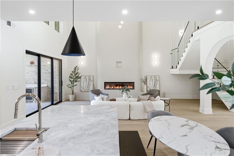 Furnished interior view inside a new home in , Lawrenceville (Image 18).