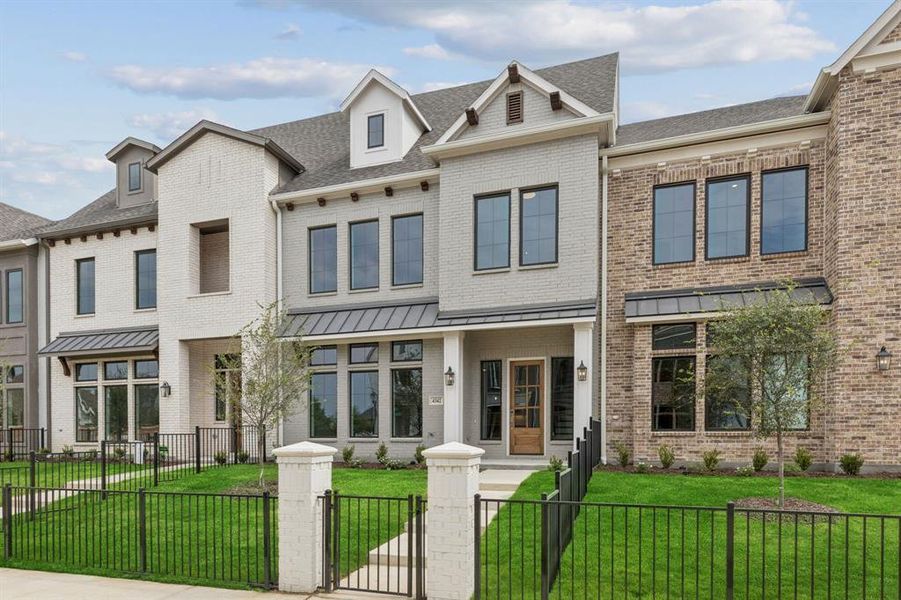 Community Representation - Brownstone-inspired Luxury Townhomes