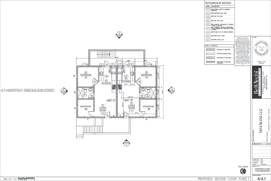 2D floor plan layout of this home in , Miami, FL (Image 7).