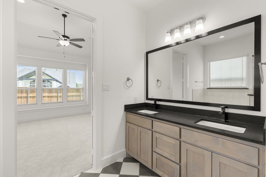 Furnished interior view inside a new home in Providence Cove, McKinney (Image 12).