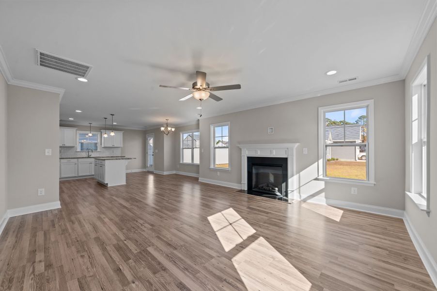 Spacious, unfurnished interior of a new home in Arbor Hills South, Greenville (Image 16).