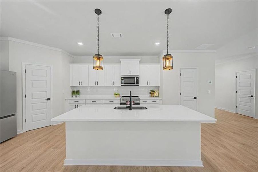 Furnished interior view inside a new home in , Canton (Image 17). Furnished interior view inside a new home in , Canton (Image 17).