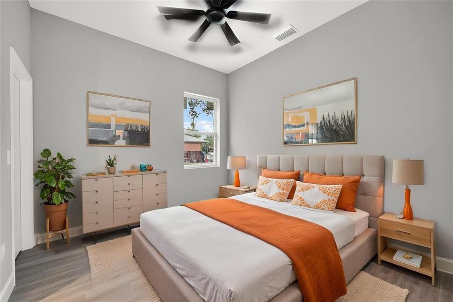 Furnished interior view inside a new home in , Port Charlotte (Image 7). Furnished interior view inside a new home in , Port Charlotte (Image 7).