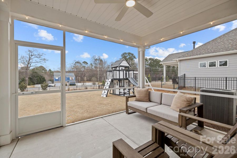 Exterior details and patio area of a home in , Mint Hill (Image 27).