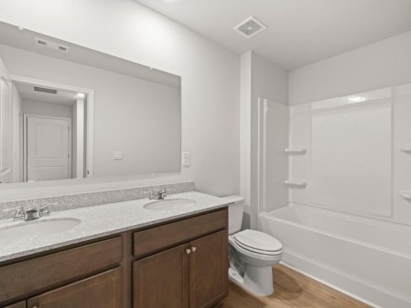 Furnished interior view inside a new home in Falcon Landing Townhomes, Gainesville (Image 12).