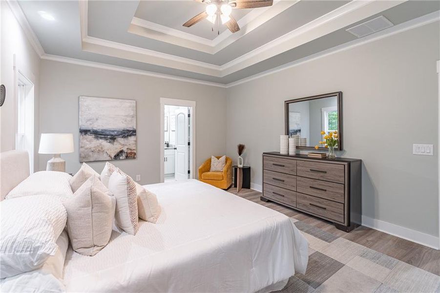 Furnished interior view inside a new home in , Braselton (Image 4).