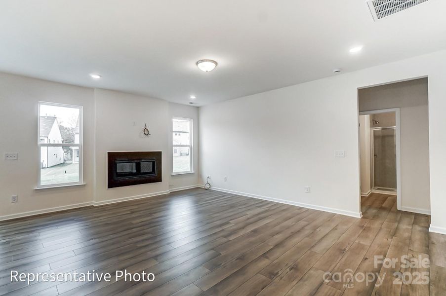 Spacious, unfurnished interior of a new home in Grier Meadows, Charlotte (Image 29). Spacious, unfurnished interior of a new home in Grier Meadows, Charlotte (Image 29).