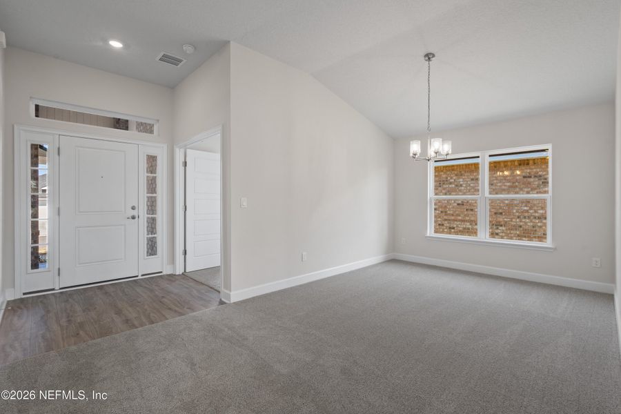 Spacious, unfurnished interior of a new home in Shadow Crest at Rolling Hills, Green Cove Springs (Image 9).